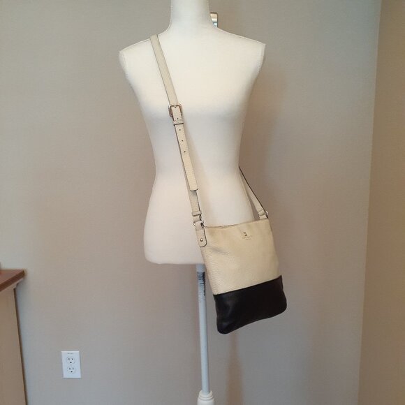 Kate Spade Block Color Leather Crossbody Purse - Picture 3 of 15